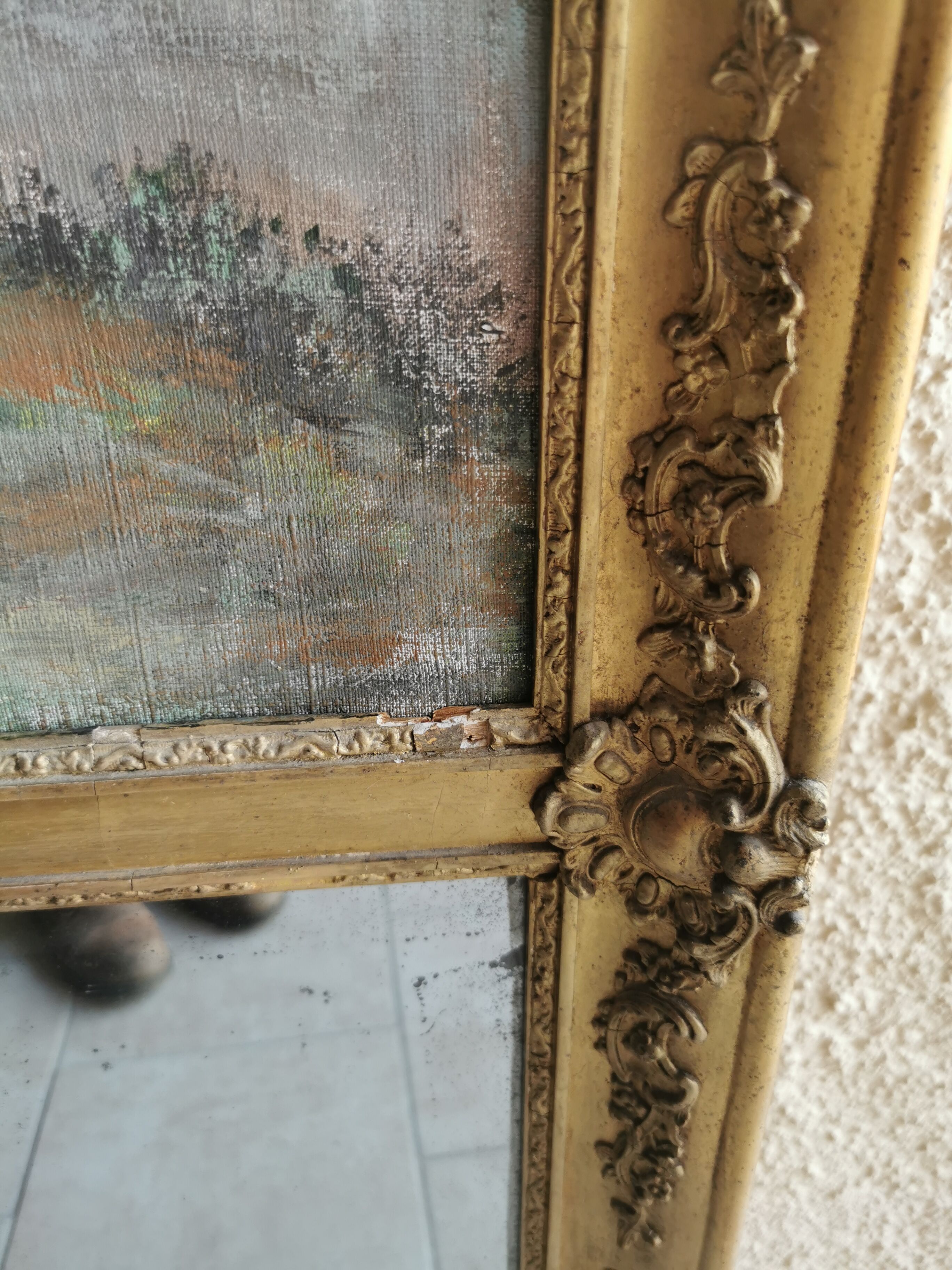 Louis xv style trumeau