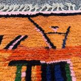 Moroccan orange rug- Berber Rug 150/250cm