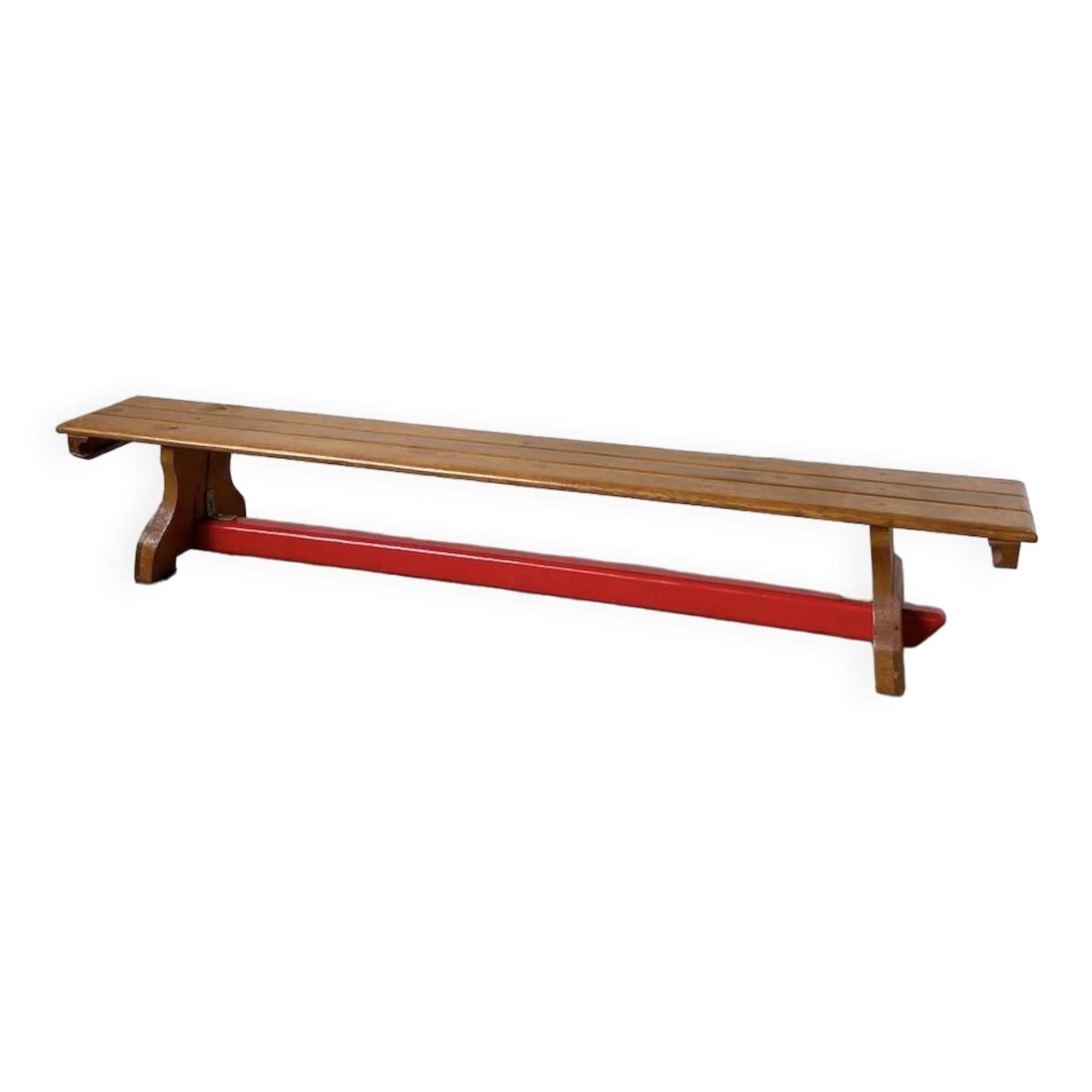 Scandinavian oak bench