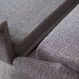 Convertible fabric sofa by Jean René Caillette edition Steiner 1961