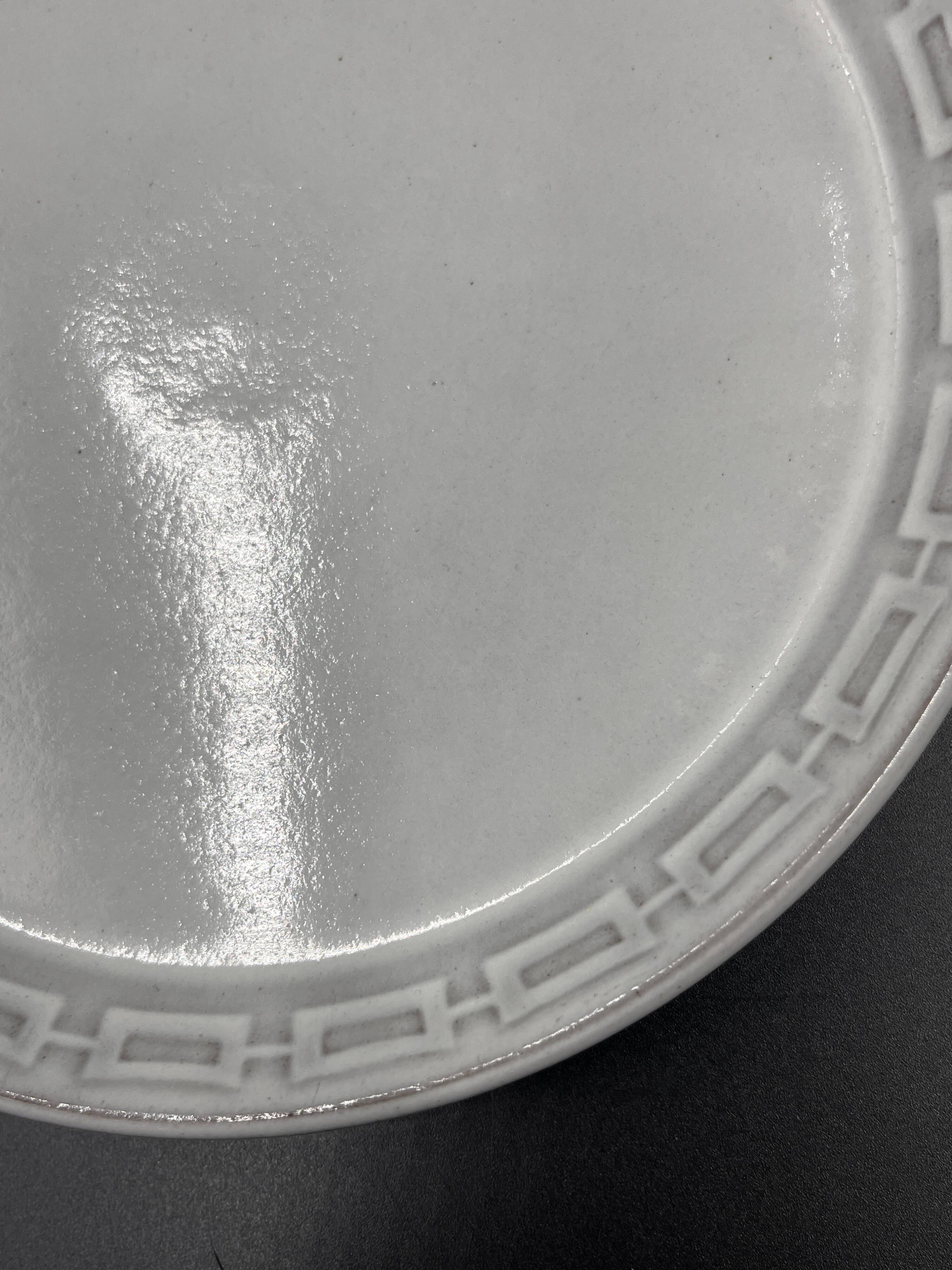 Lot de 3 assiettes à dessert Céramano par Karl Leutner