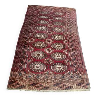 Hand-woven antique Russian Bukhara carpet 170x95cm.