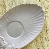 Quimper mauve earthenware dish