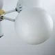 Vintage White 1970s Sputnik Chandelier – Mid-Century Modern Ceiling Light