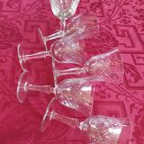 Aperitif glasses from the Bayel crystal factory