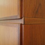 Teak wardrobe, Danish design, 1970s, manufacturer: Omann Jun