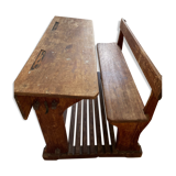 Double desk of schoolchildren