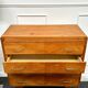 Vintage chest of drawers with compass feet