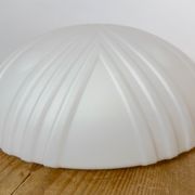 Vintage Wall Or Ceiling Light with Milk Glass, 1970s