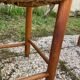 Vintage straw bench