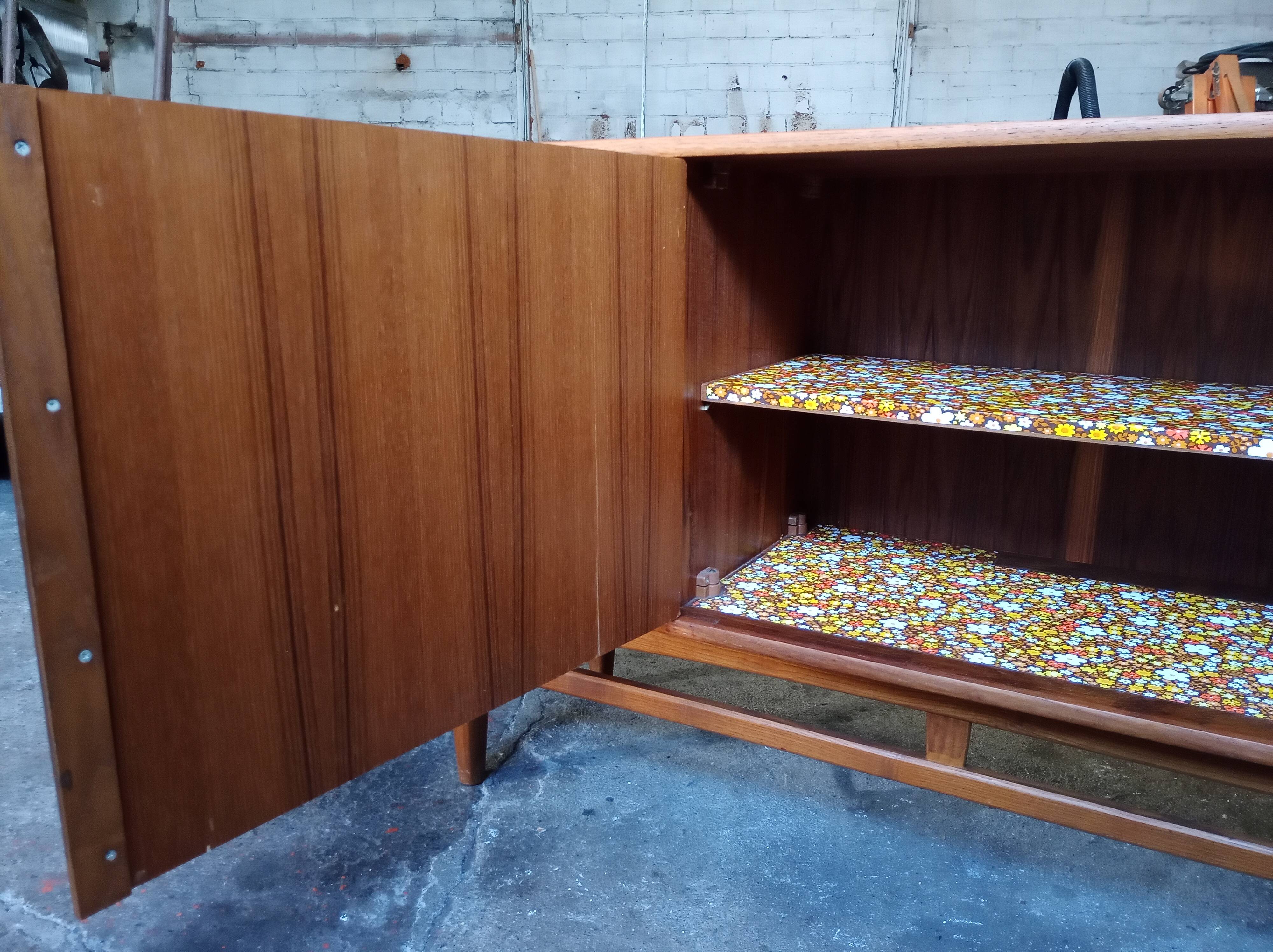 Scandinavian Doubinski teak sideboard