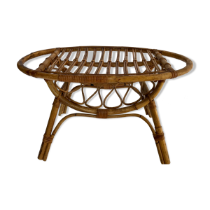Table basse ovale en