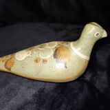 Vintage glazed ceramic bird