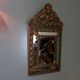 Beaten copper cushion mirror