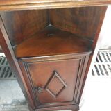 Small corner furniture in vintage wood used