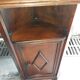 Petit meuble d'angle en bois vintage occasion