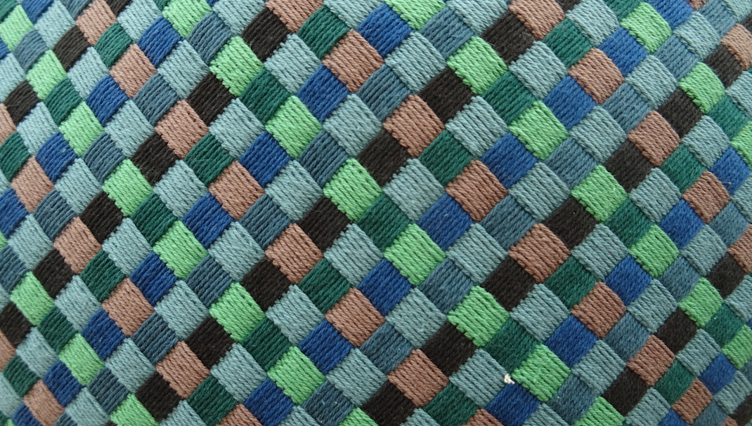Cushion woven cotton