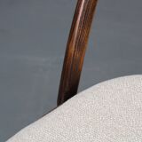 1960s Antonin Suman Set of Six Beech Dining Chairs, Restored