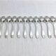 SFAM - Cutlery set 49 pieces Art Deco Silver Metal