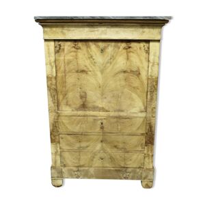 Secrétaire Charles X - ronce noyer