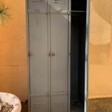 Vintage metal wardrobe