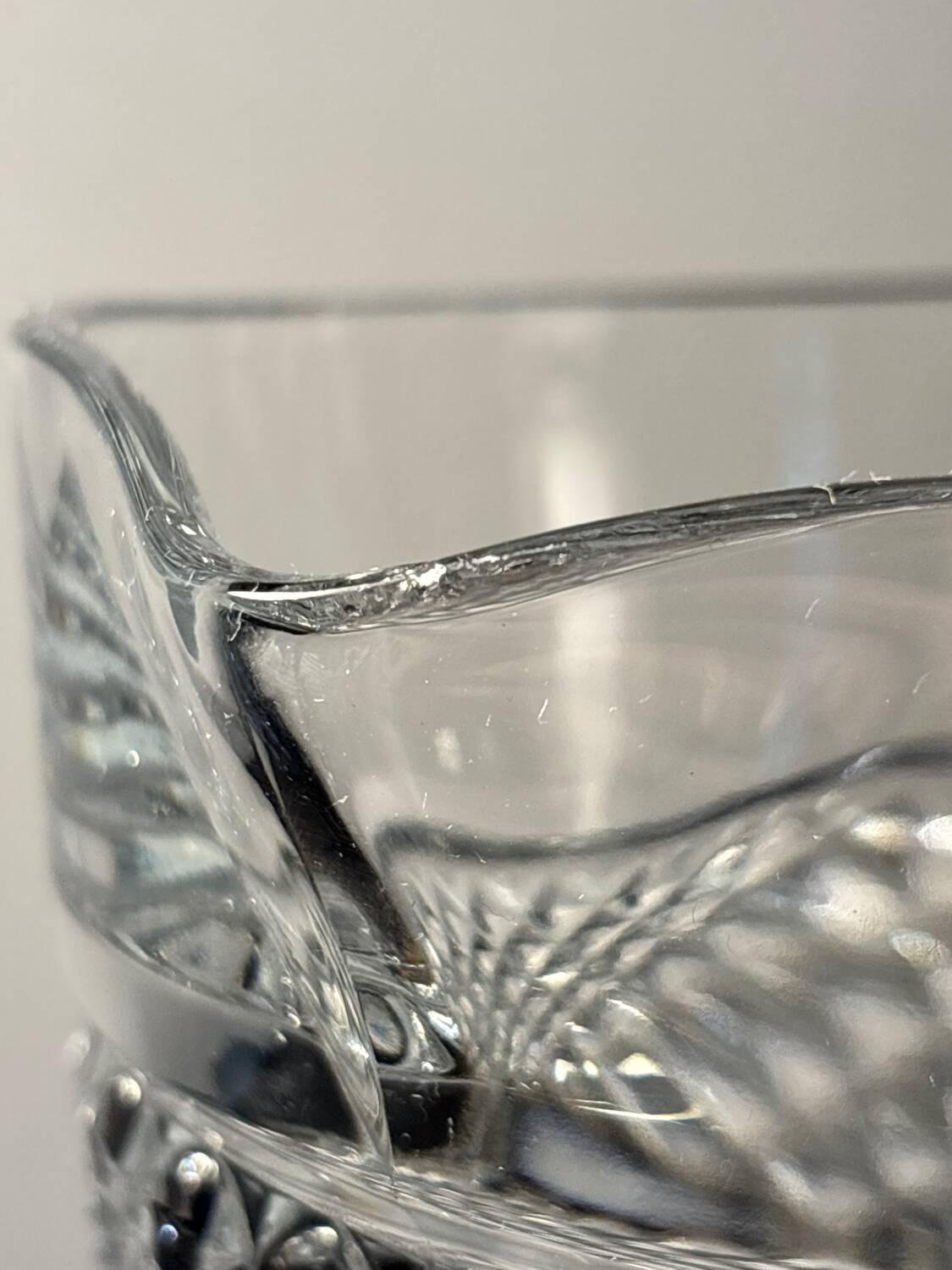 Bohemian crystal jug