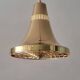 Vintage brass hanging lamp by Hans Agne Jakobsson model T 598