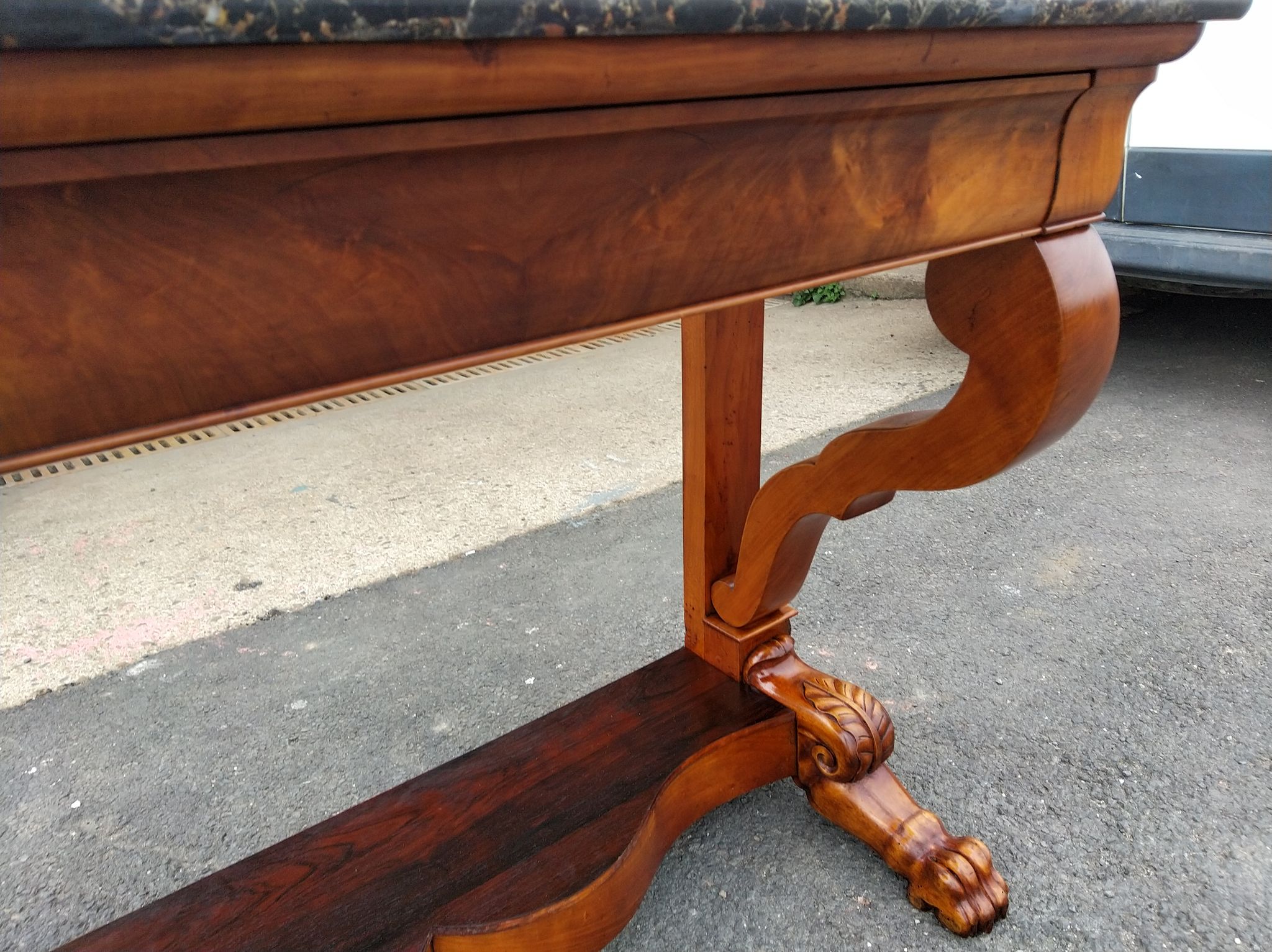 Console en merisier époque 1830