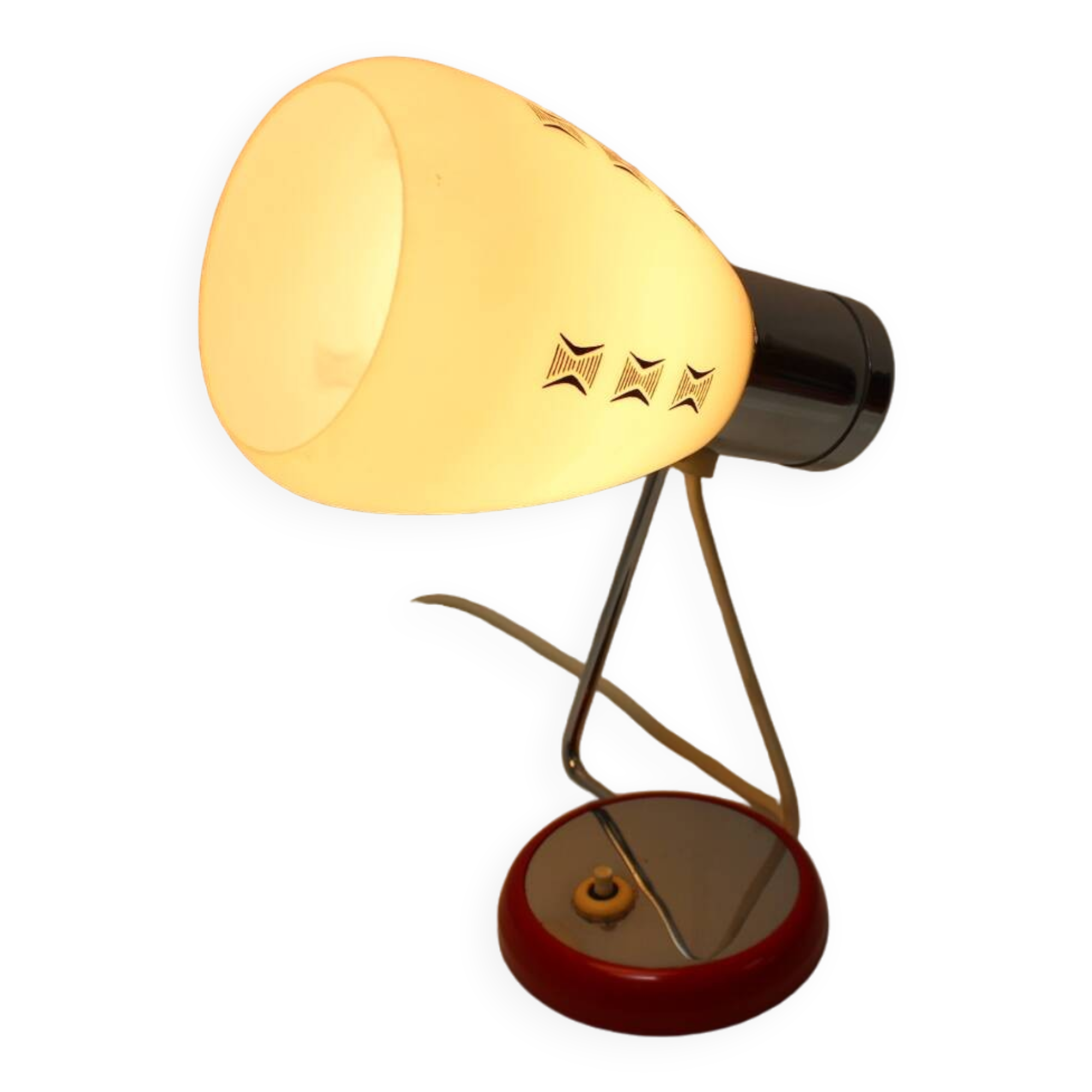 Lampe de table du milieu du siècle par Napako, années 1960, Tchécoslovaquie