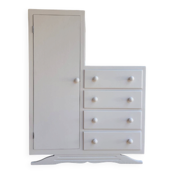 renovated asymmetrical cupboard