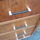 Commode vintage pieds compas