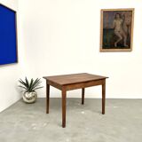 Solid cherry wood desk with spindle legs