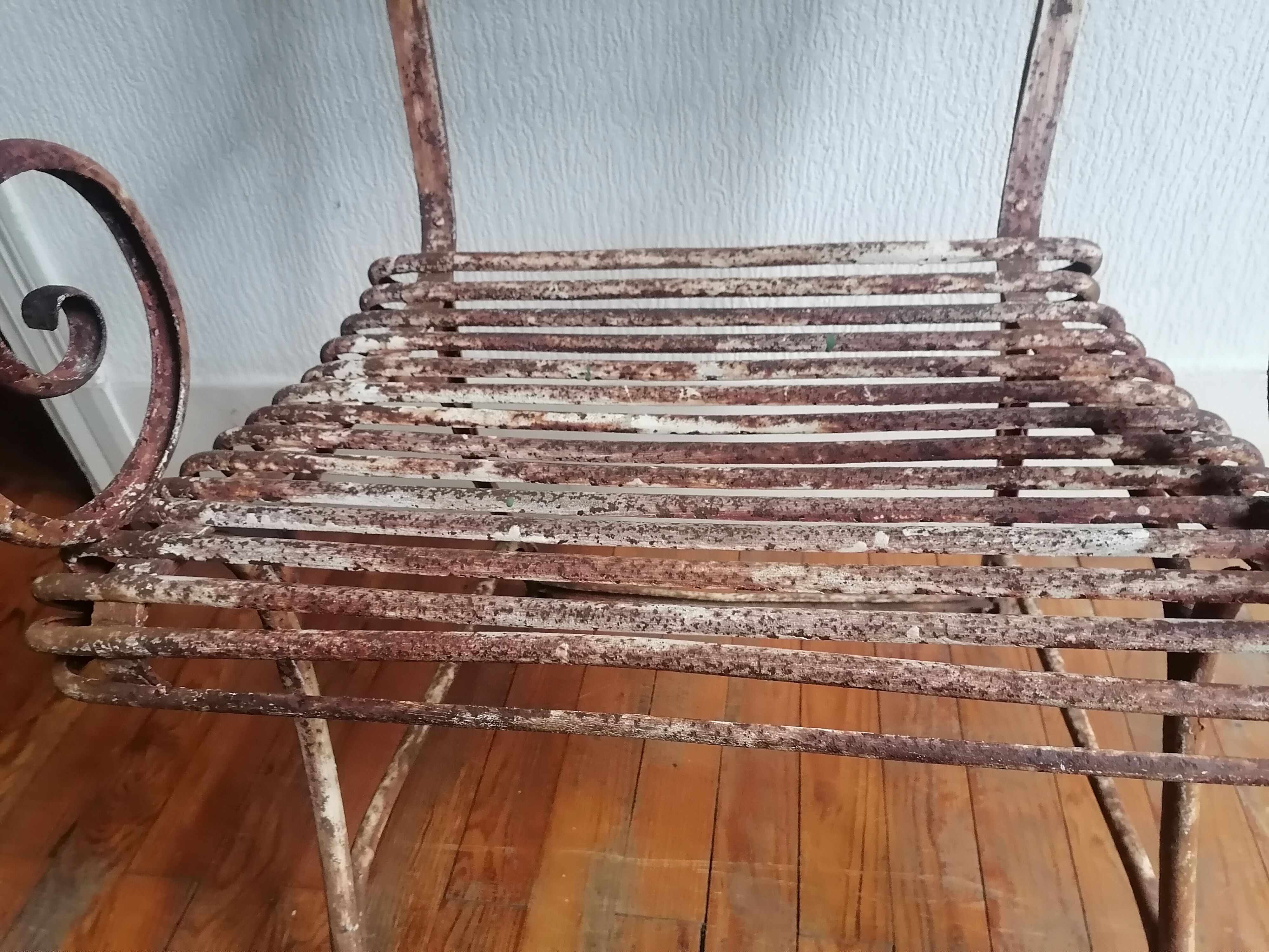 Old garden armchair Arras. 1890