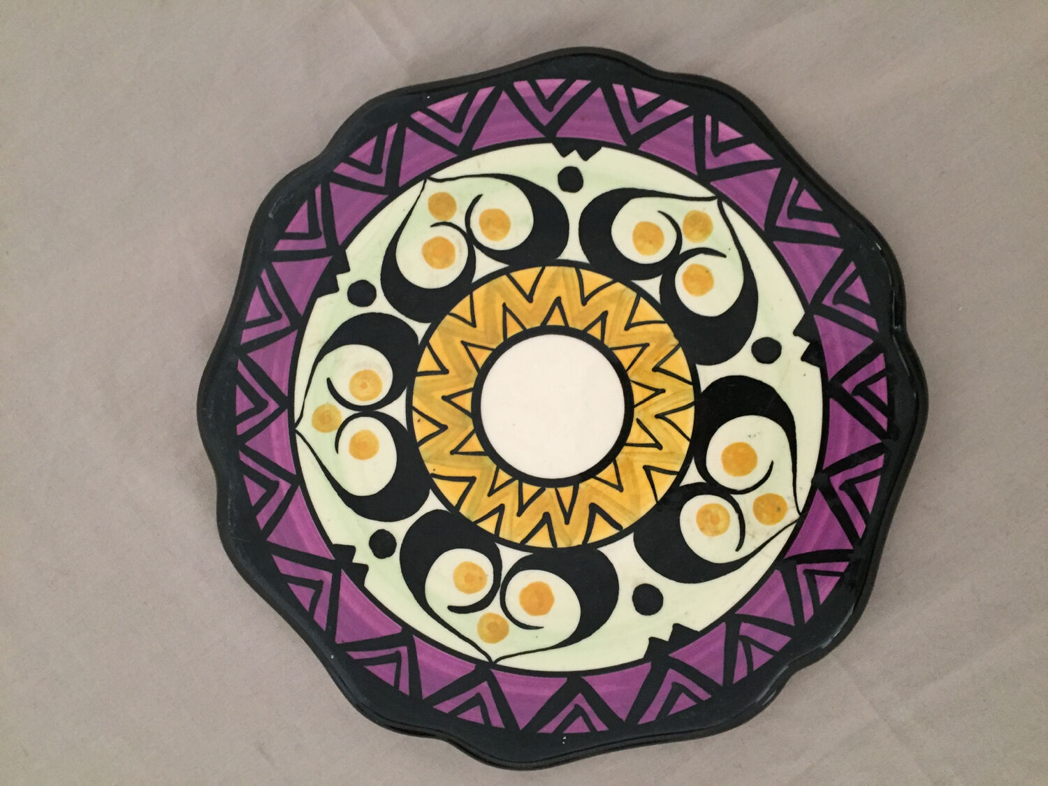 Vintage ceramic trivet