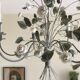 Antique metal chandelier