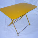 Table bistrot vintage en métal