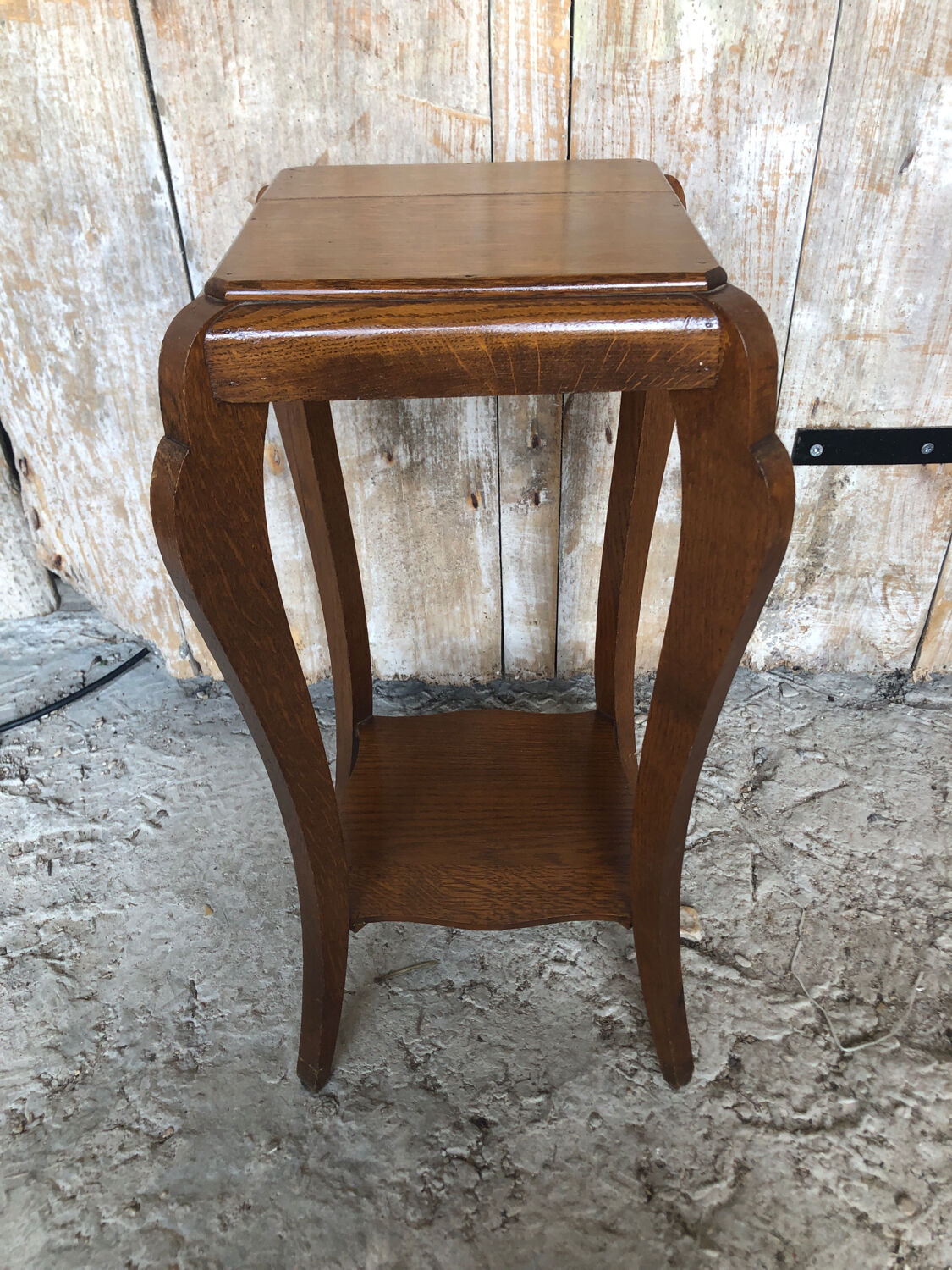 Sellette table appoint bois vintage #a228
