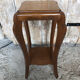 Sellette table appoint bois vintage #a228