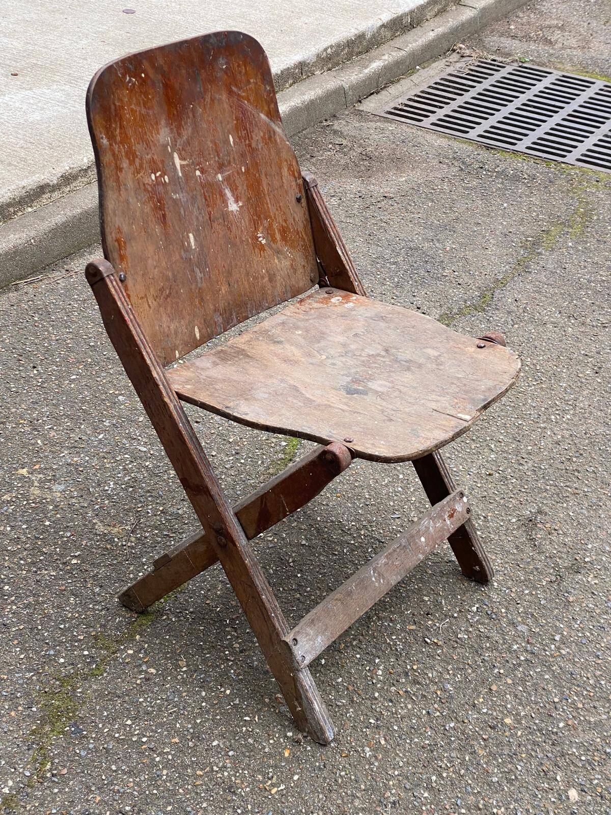 Chaise pliante US army deuxième guerre mondiale
