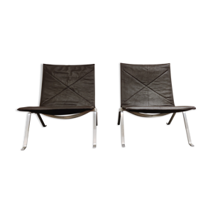 paire de fauteuils PK
