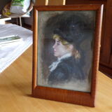 Watercolor portrait said of Margot