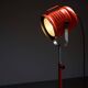 Bright orange spot floor lamp by Aneta