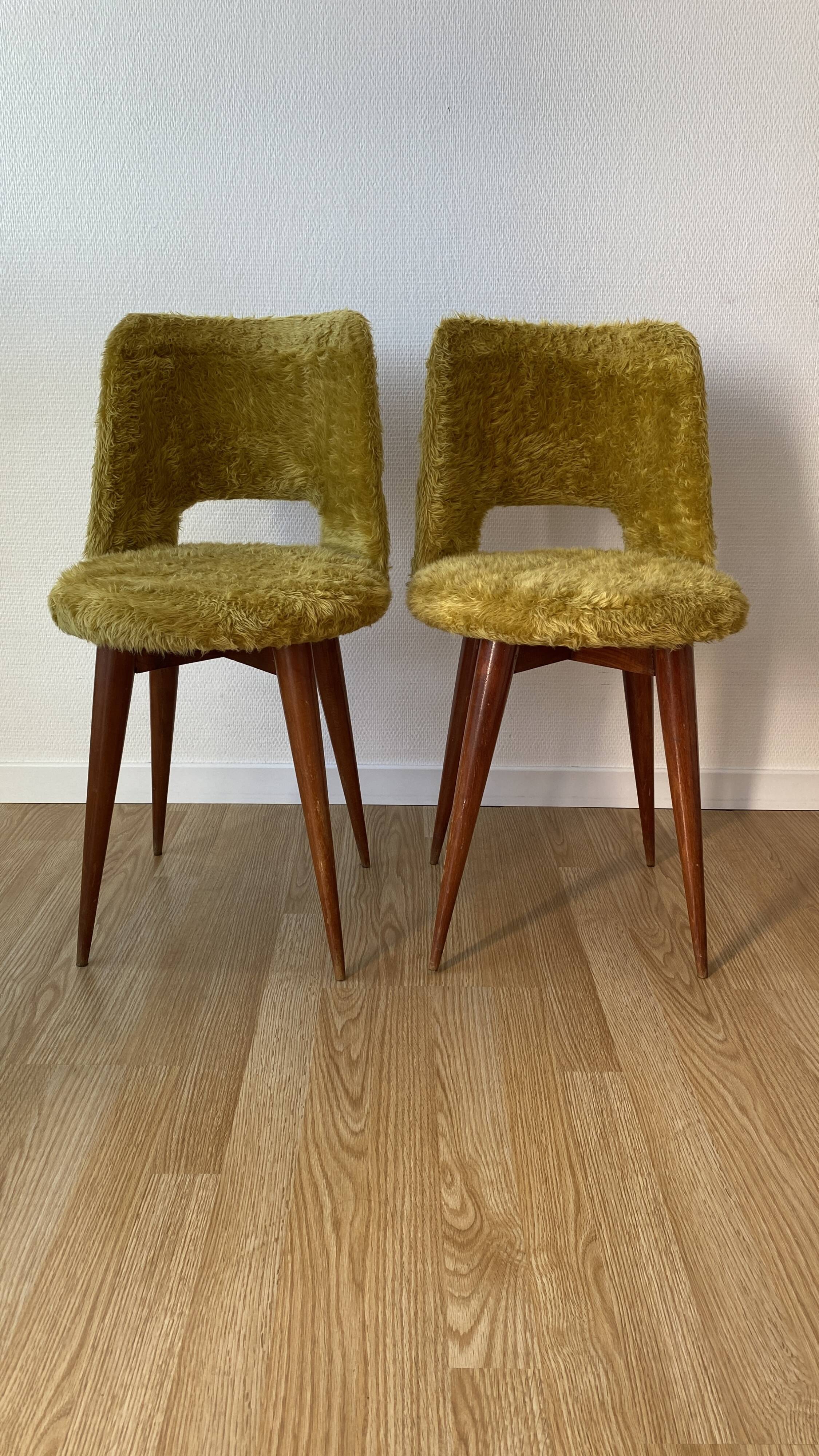 70s moutmoute chairs