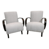 Armchairs by Jindrich Halabala, 1940s, Set of 2