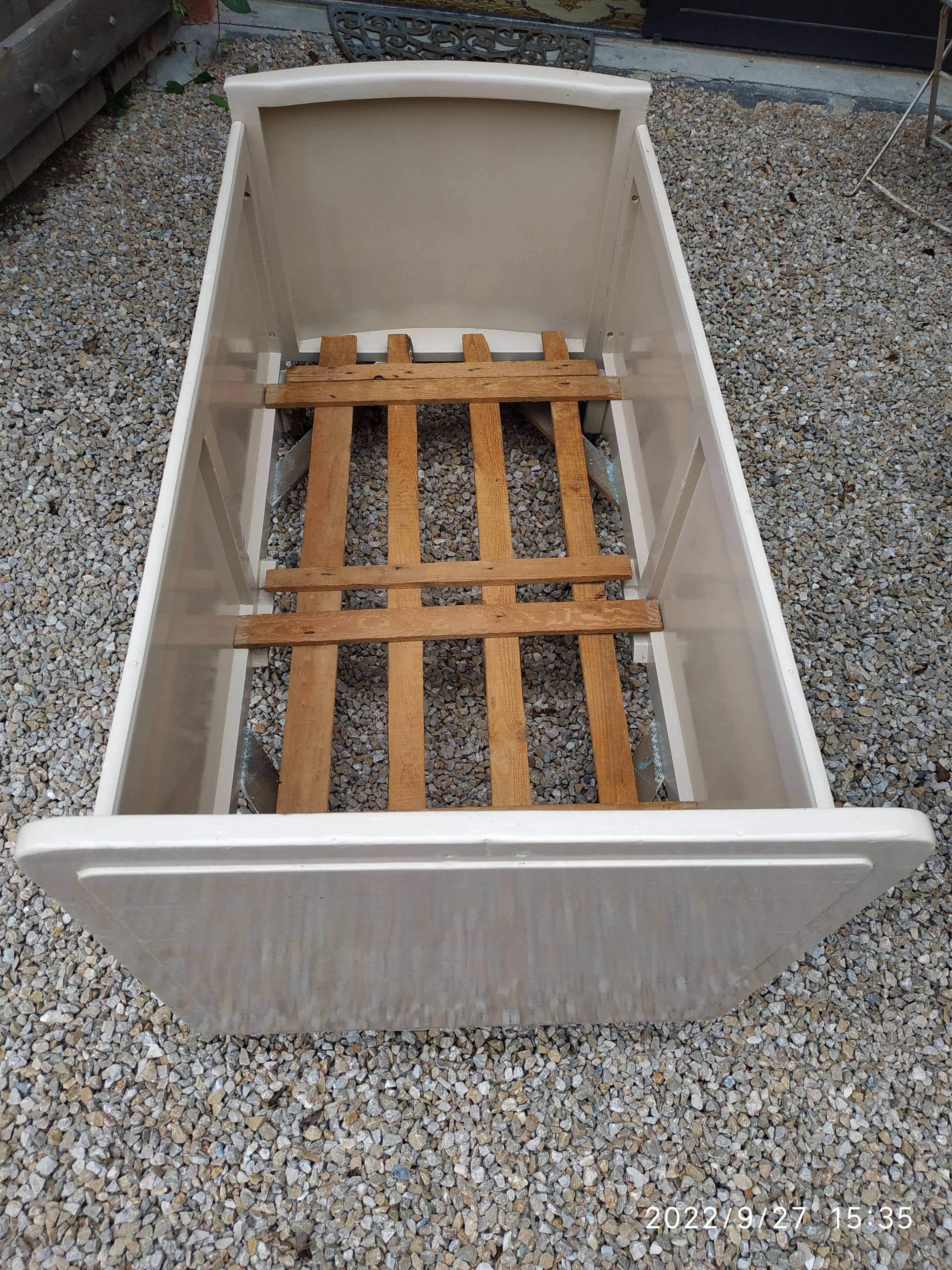 Wooden children's bed