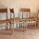 Set of 4 vintage chairs "weekend" by Pierre Gautier Delaye 1955