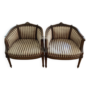 paire de fauteuils L - xvi