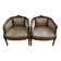 Paire de fauteuils L XVI