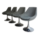 4 Space Age seventies dining tulip chairs