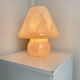 1970s glass mushroom lamp